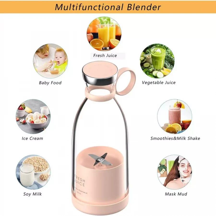 Portable Blender USB Rechargeable Mini Juicer Blender